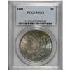 Image 1 : 1881 $1 MS64 PCGS. PCGS Population (2688/716). NGC