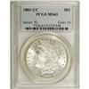 Image 1 : 1881-CC $1 MS63 PCGS. PCGS Population (3133/10820)