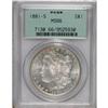 Image 1 : 1881-S $1 MS66 PCGS. PCGS Population (10101/1323).