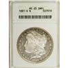 Image 1 : 1881-S $1 MS65 Deep Mirror Prooflike ANACS. NGC Ce