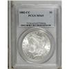 Image 1 : 1882-CC $1 MS65 PCGS. PCGS Population (3981/936).