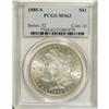 1885-S $1 MS63 PCGS. PCGS Population (2192/2098).