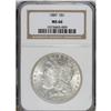 Image 1 : 1887 $1 MS66 NGC. NGC Census: (2743/210). PCGS Pop