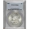 Image 1 : 1887 $1 MS66 PCGS. PCGS Population (1045/59). NGC