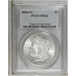 1890-CC $1 MS62 PCGS. PCGS Population (1801/4470).