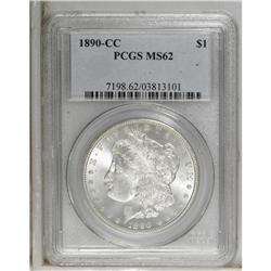 1890-CC $1 MS62 PCGS. PCGS Population (1801/4470).