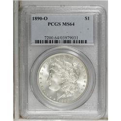 1890-O $1 MS64 PCGS. PCGS Population (2457/358). N