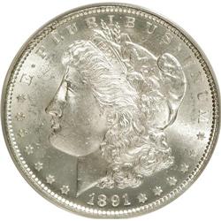 1891-S $1 MS64 PCGS. PCGS Population (1475/397). NGC C