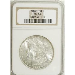1892 $1 MS63 NGC. NGC Census: (1654/1436). PCGS Po