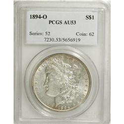 1894-O $1 AU53 PCGS. PCGS Population (179/1659). N