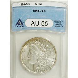 1894-O $1 AU55 ANACS. NGC Census: (303/1253). PCGS