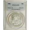 1901 $1 AU53 PCGS. PCGS Population (289/1688). NGC