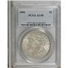 1901 $1 AU58 PCGS. PCGS Population (610/474). NGC