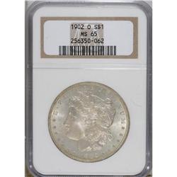 1902-O $1 MS65 NGC. NGC Census: (9730/840). PCGS P