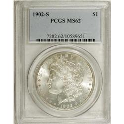 1902-S $1 MS62 PCGS. PCGS Population (484/2559). N