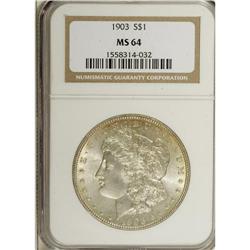 1903 $1 MS64 NGC. NGC Census: (6226/4744). PCGS Po
