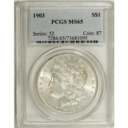 1903 $1 MS65 PCGS. PCGS Population (2325/747). NGC