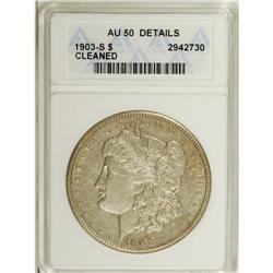 1903-S $1 --Cleaned--ANACS. Au50 Details. NGC Census: (