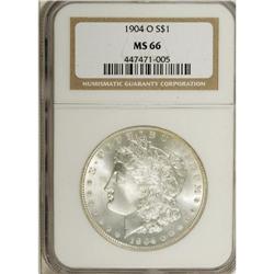 1904-O $1 MS66 NGC. NGC Census: (2096/134). PCGS P