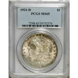 1921-D $1 MS65 PCGS. PCGS Population (1135/181). N