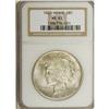 Image 1 : 1921 $1 MS63 NGC. NGC Census: (2007/3771). PCGS Po