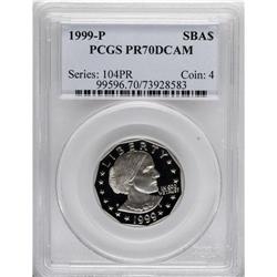 1999-P SBA$1 PR70 Deep Cameo PCGS. PCGS Population