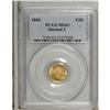 Image 1 : 1856 G$1 Slanted 5 MS63 PCGS. PCGS Population (130