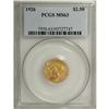 1926 $2 1/2 MS63 PCGS. PCGS Population (2354/2488)