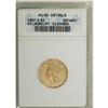 1857-S $3 --Cleaned, Ex-Jewelry--ANACS. AU50 Details.