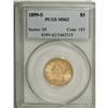 1899-S $5 MS62 PCGS. PCGS Population (141/106). NG