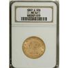 Image 3 : 1887-S $10 MS62 NGC. NGC Census: (702/106). PCGS Popul