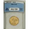 Image 1 : 1899-O $10 AU58 ANACS. NGC Census: (146/154). PCGS
