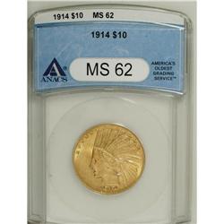 1914 $10 MS62 ANACS. NGC Census: (389/325). PCGS P