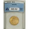 Image 1 : 1914 $10 MS62 ANACS. NGC Census: (389/325). PCGS P