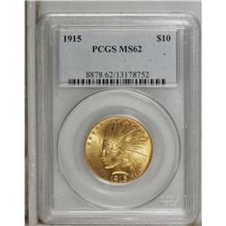 1915 $10 MS62 PCGS. PCGS Population (557/564). NGC