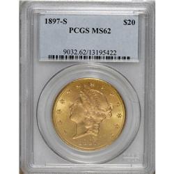 1897-S $20 MS62 PCGS. PCGS Population (2730/1551).