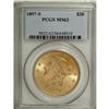 Image 1 : 1897-S $20 MS63 PCGS. PCGS Population (1283/268).