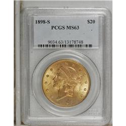 1898-S $20 MS63 PCGS. PCGS Population (2330/1030).