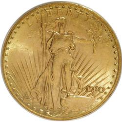 1910-D $20 MS64 PCGS. PCGS Population (1352/742). NGC