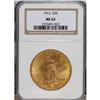 Image 1 : 1912 $20 MS62 NGC. NGC Census: (750/440). PCGS Pop