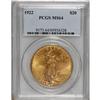Image 1 : 1922 $20 MS64 PCGS. PCGS Population (4668/943). NG