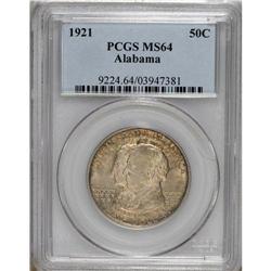 1921 50C Alabama MS64 PCGS. PCGS Population (773/4