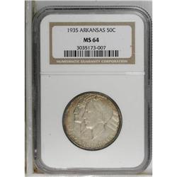 1935 50C Arkansas MS64 NGC. NGC Census: (782/828).
