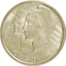 1935-D 50C Arkansas MS65 ANACS. NGC Census: (313/116).