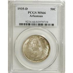 1935-D 50C Arkansas MS66 PCGS. PCGS Population (19