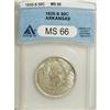Image 1 : 1935-S 50C Arkansas MS66 ANACS. NGC Census: (166/2