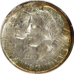 1936 50C Arkansas MS66 PCGS. PCGS Population (86/7