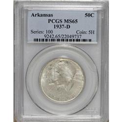 1937-D 50C Arkansas MS65 PCGS. PCGS Population (31