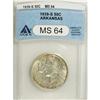 Image 1 : 1939-S 50C Arkansas MS64 ANACS. NGC Census: (161/1