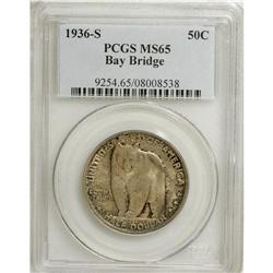 1936-S 50C Bay Bridge MS65 PCGS. PCGS Population (